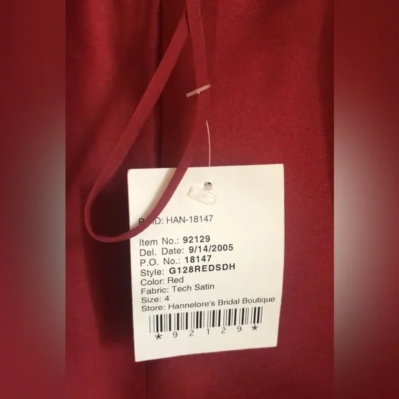 NWT Amsale Duenna Satin Long Formal Maxi Skirt in Dark Red Size 4 - Picture 3 of 5